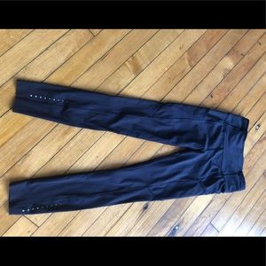 Navy Lululemon workout pants